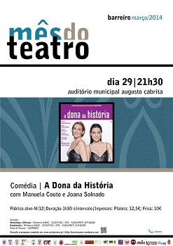 No Auditório Municipal Augusto Cabrita - Barreiro «A Dona da História»