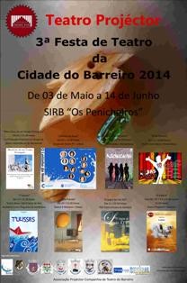Festa do Teatro da Cidade do Barreiro Realizam-se onze espectáculos dos quais dois serão estreias