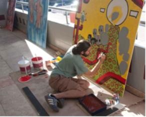 Seixal Jovens artistas criam murais alusivos à Liberdade