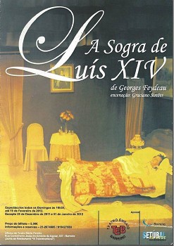 Na Festa de Teatro da Cidade do Barreiro »Sogra de Luís XIV» de Georges Feydeau