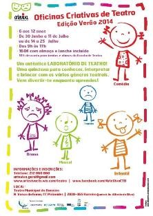 ARTEVIVA - COMPANHIA DE TEATRO DO BARREIRO OFICINAS CRIATIVAS VERÃO 2014
