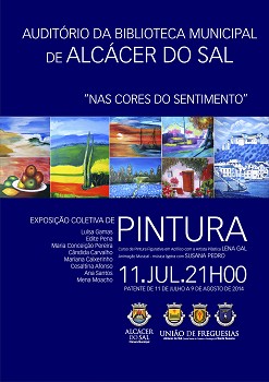 Na Biblioteca Municipal de Alcácer do Sal Cores mostram sentimento
