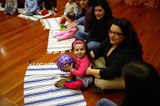Projecto “De Pequenino” na Moita Música e movimento para bebés na Biblioteca Municipal
