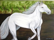 Pintura de Ana Morgado na Moita exposição no Posto de Turismo