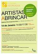 Artistas a Brincar no Barreiro Workshop de desenho e pintura dos 6 aos 12 anos