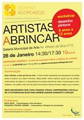 Artistas a Brincar no Barreiro Workshop de desenho e pintura, dos seis aos 12 anos, a 28 de janeiro
