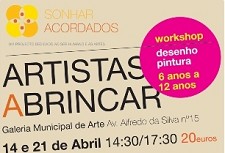 ARTISTAS A BRINCAR NO BARREIRO WORKSHOP DE DESENHO E PINTURA
