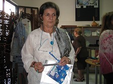 Isabel Seruca, artista plástica do Barreiro Exposição de obras de arte com tetra-pack no Café Ti´ Maria