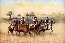 Pintura no Posto de Turismo Municipal da Moita Mostra de Etelvino Kosta