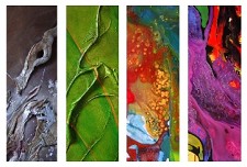Exposição Magnum Mysterium em Palmela Pintura de Teresa Machado inspirada no ciclo da vinha