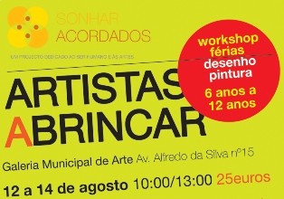 Galeria Municipal de Arte do Barreiro Workshop de Desenho e Pintura «Artistas a Brincar»