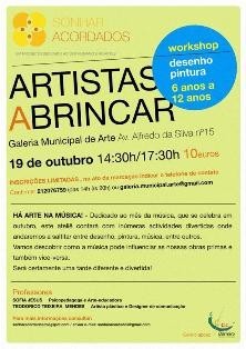 WORKSHOP DE DESENHO E PINTURA NO BARREIRO «HÁ ARTE NA MÚSICA»