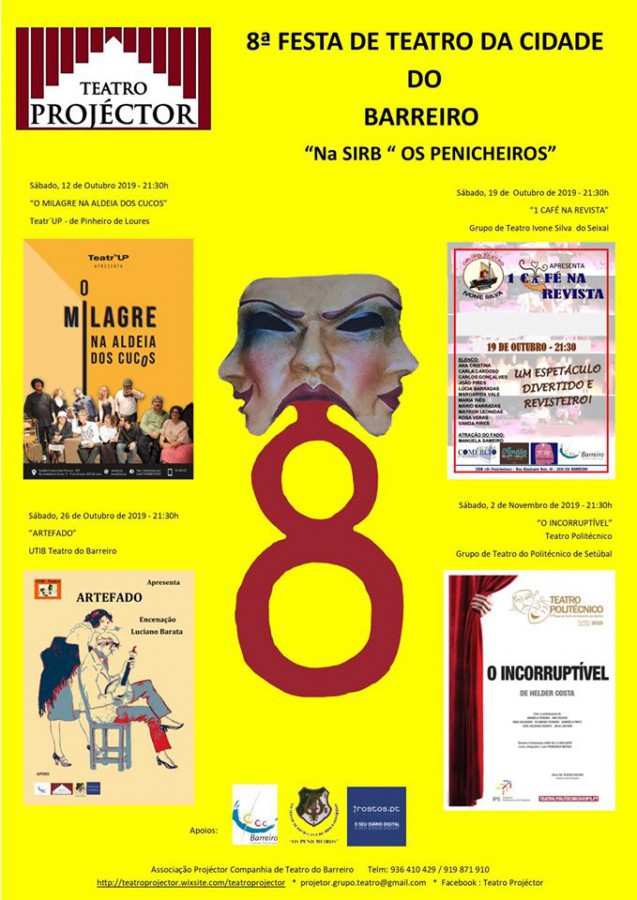 Arranca hoje na SIRB «Os Penicheiros» 8ª Festa de Teatro da Cidade do Barreiro