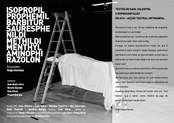 PALMELA - Acção Teatral Artimanha leva «Isopropil…» ao palco do Auditório Municipal de Pinhal Novo