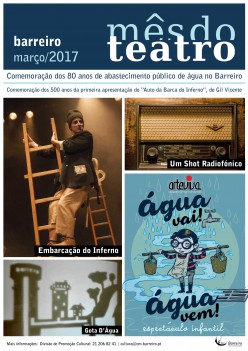 Barreiro dedica o mês de março ao TEATRO Companhias locais e nacionais apresentam espetáculos
