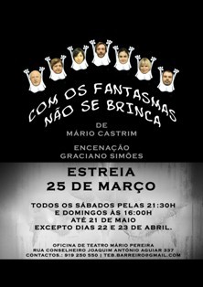 Teatro Ensaio Barreiro «Com os fantasmas não se brinca» de Mário Castrim