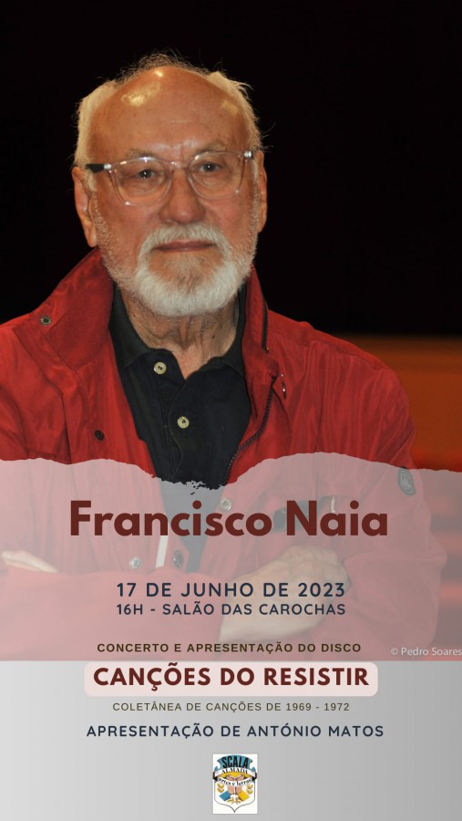 Em Almada no Salão das Carochas. Concerto e apresentação do CD do Francisco Naia