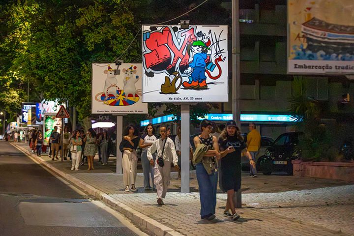 Seixal - Drive in Arte regressa a Amora As criações artísticas de jovens autores dão vida ao espaço público