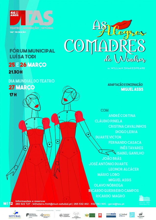 TAS- Teatro Animação de Setúbal Estreia «As Alegres Comadres de Windsor»