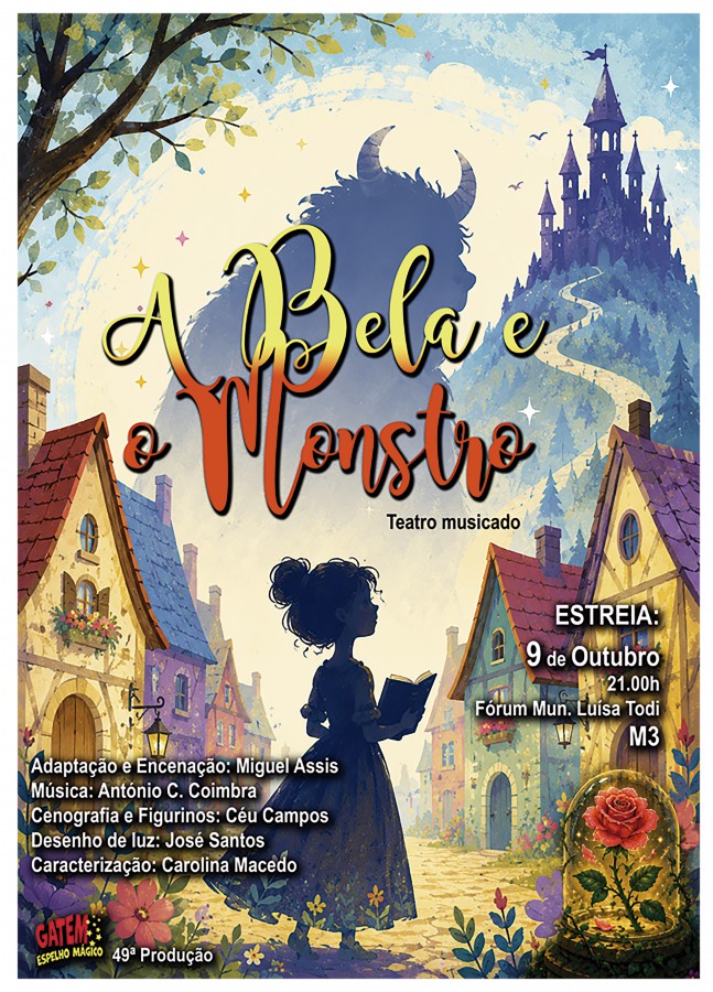 GATEM – Espelho Mágico - ESTREIA EM DOSE DUPLA «A Bela e o Monstro - O Musical» em Setúbal e Braga