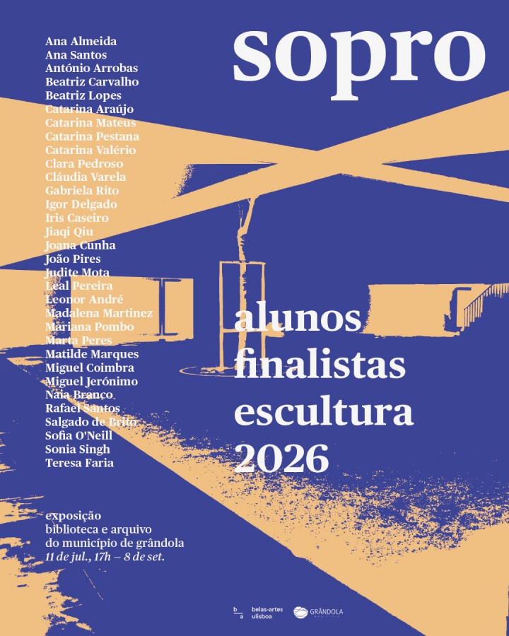 Grândola recebe Exposição de Escultura com obras de 32 alunos da Faculdade de Belas-Artes da Universidade de Lisboa