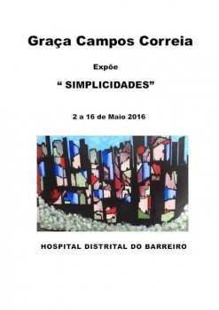 No Hospital do Barreiro Exposição de pintura de Graça Campos Correia