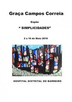 No Hospital do Barreiro Exposição de pintura de Graça Campos Correia