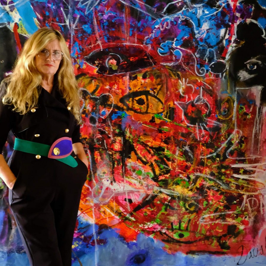 Obra da artista plástica Dália Cordeiro do Barreiro Presente na Exposição Internacional de Arte Contemporânea - Salon d´Automne Paris 2022