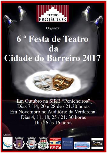 Associação Projéctor – Companhia de Teatro do Barreiro 6.ª Festa de Teatro da Cidade do Barreiro