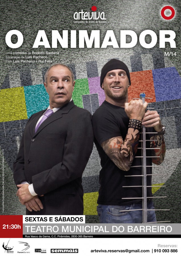 ArteViva - Companhia de Teatro do Barreiro No Dia Mundial do Teatro estreia «O ANIMADOR»