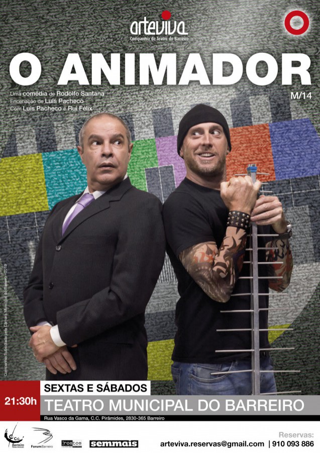 ArteViva - Companhia de Teatro do Barreiro Hoje Dia Mundial do Teatro estreia «O ANIMADOR»