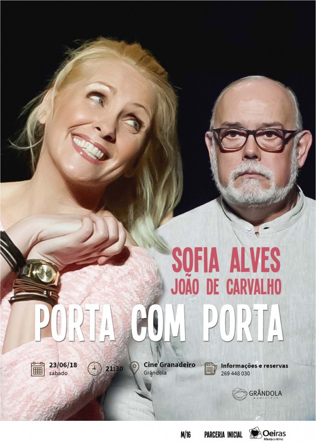 Grândola - Sofia Alves e João de Carvalho são os protagonistas da peça de teatro «Porta com Porta»