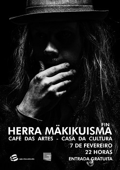 Cantautor finlandês Herra Mäkikuisma em Setúbal com concerto gratuito esta sexta na Casa da Cultura