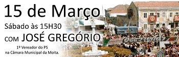 Moita - «Encontros com a História» José Gregório primeiro vereador do PS na Câmara Municipal