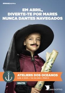 Ateliers didáticos sobre Oceanos animam fins de semana no Gaia Shopping