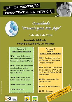 CPCJ da Moita Promove caminhada «Prevenir para Não Agir»