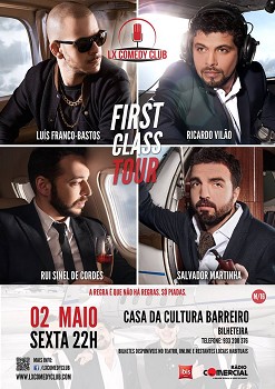 Na Casa da Cultura do Barreiro/ Baía do Tejo First Class Tour - Lx Comedy Club