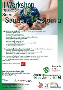 No Barreiro WORKSHOP SERVIÇO SOCIAL NA SAÚDE E A OSTOMIA