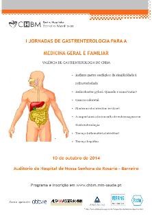 Centro Hospitalar Barreiro Montijo I Jornadas de Gastrenterologia para a Medicina Geral e Familiar,