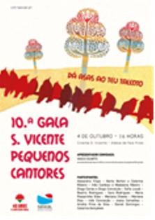Seixal - No Cinema S. Vicente, em Aldeia de Paio Pires 10.ª Gala S. Vicente dos Pequenos Cantores este sábado