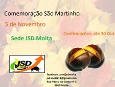 JSD Moita promove comemoração do São Martinho com oferta de castanhas