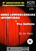 Duas Semicolcheias Invertidas e Sullens ao vivo no ADN em Setúbal