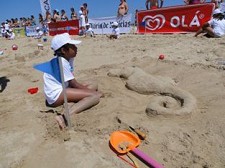 Na Praia do Tamariz, no Estoril Grande Final Nacional “Construções na Areia Olá 2012”