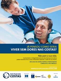 Em Azeitão / Setúbal - Palestra de sensibilização para a Coluna Dores nas costas afetam 7 em cada 10 pessoas