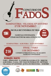 Vila Real de Santo António recebe Concurso de Fados Solidário a favor da CASA