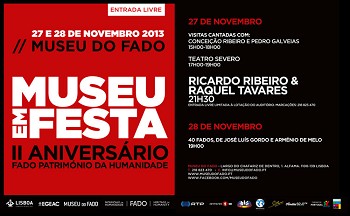 FADO PATRIMÓNIO DA HUMANIDADE Segundo Aniversário da Consagração do Fado como Património Imaterial da Humanidade