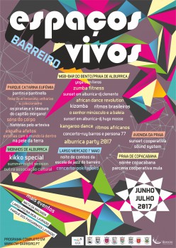 Espaços Vivos 2017 - Barreiro Junho e julho