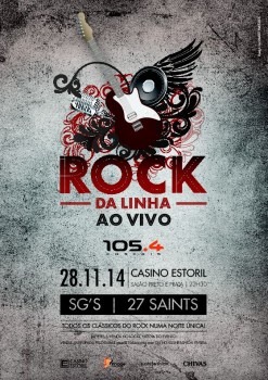 «Rock da Linha ao Vivo» no Casino Estoril com as bandas SG´s e 27 Saints