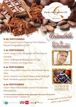 Feira de Chocolate de 6 a 9 de Novembro em Grândola A Feira Mais Doce do Alentejo