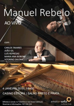 Manuel Rebelo ao vivo no Casino Estoril em Concerto de Ano Novo